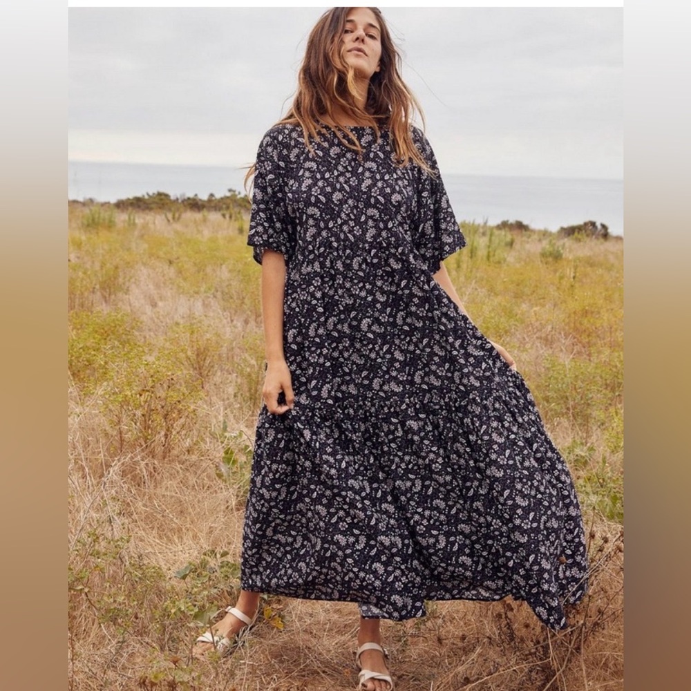 Christy Dawn The Theo Dress in Amethyst Paisley - Picture 2 of 14
